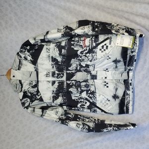 Burton Black and White Graphic Jacket